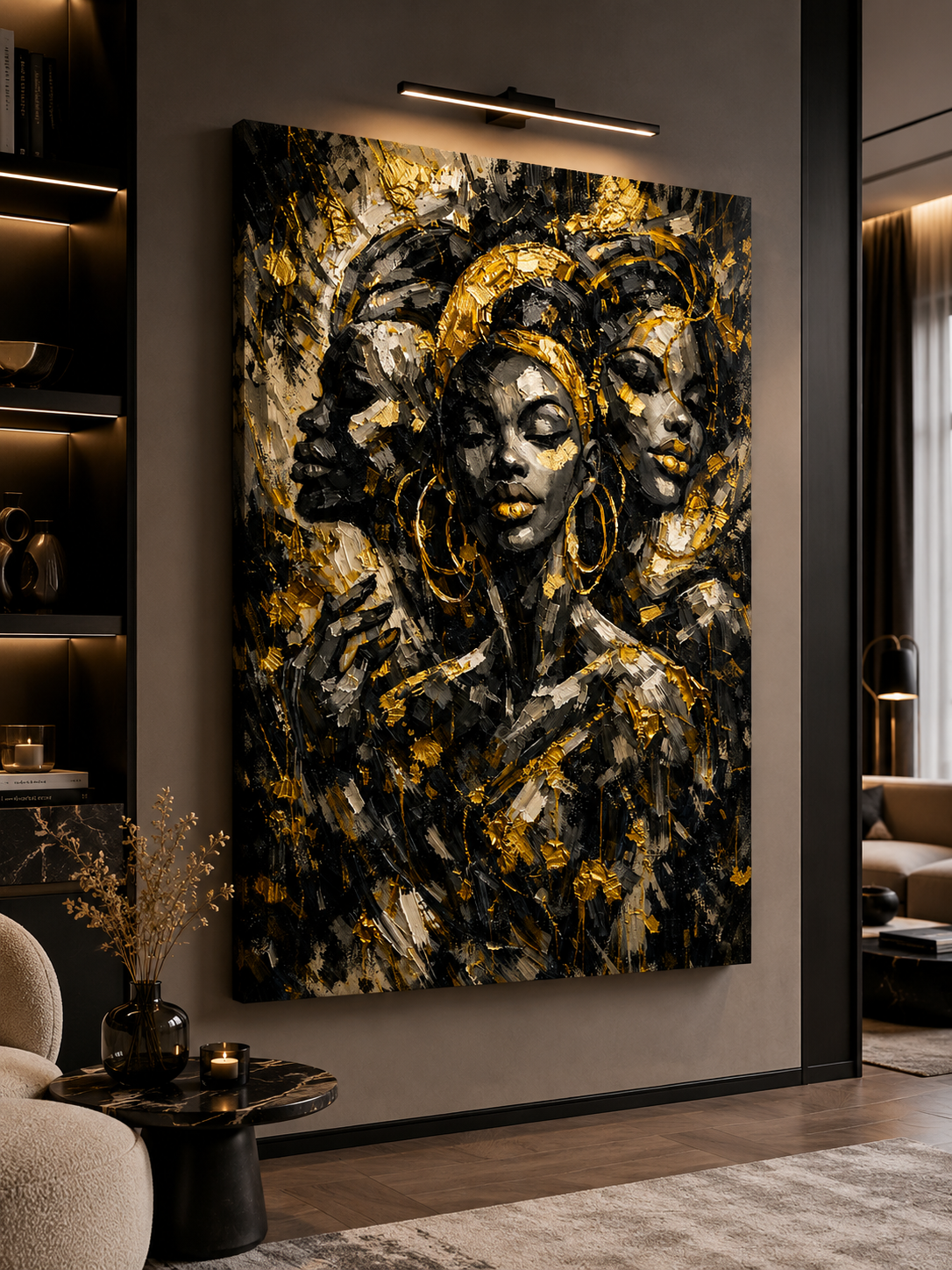 Tablou Canvas Premium-Cele Trei Regine