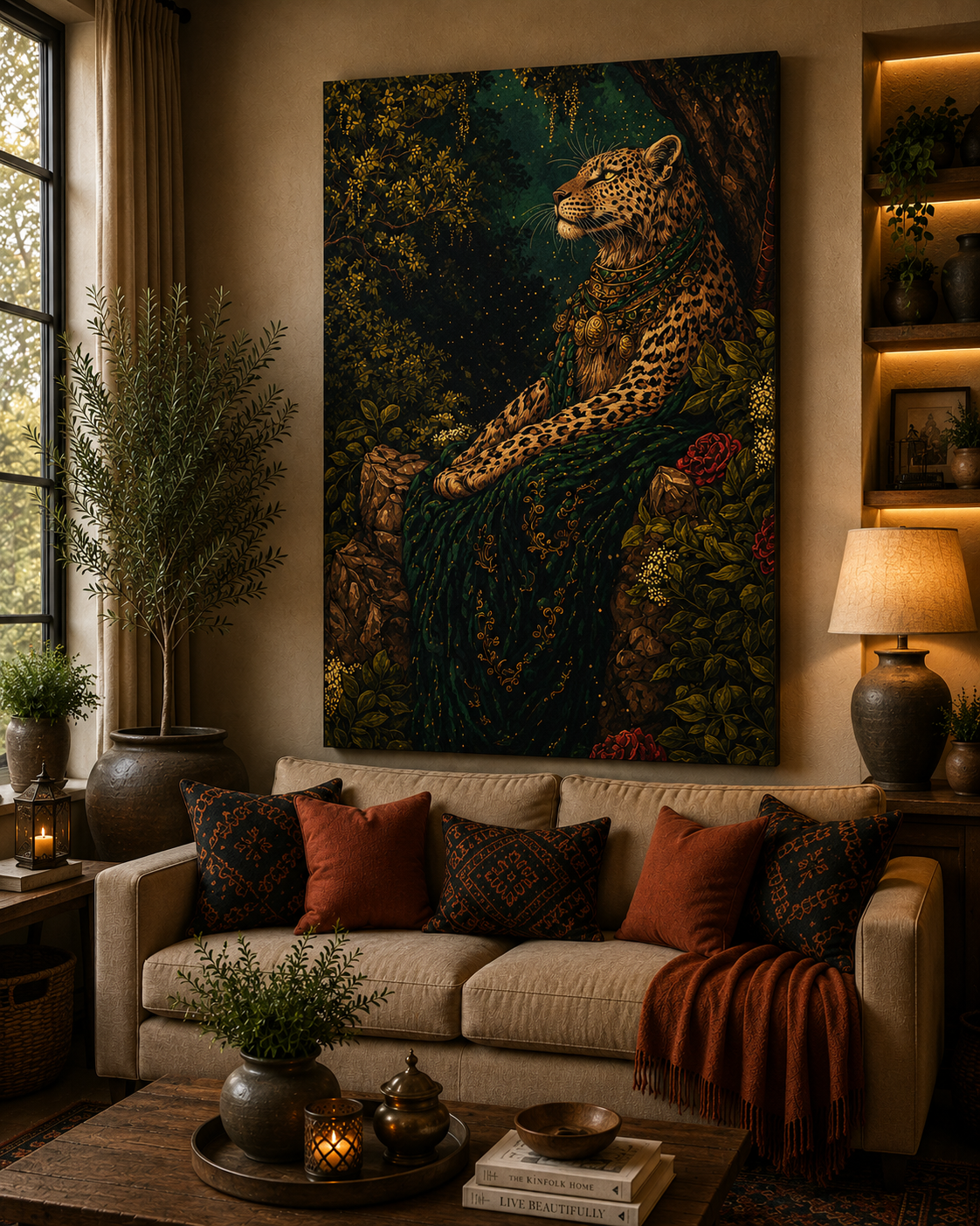 Tablou cu Leopard
