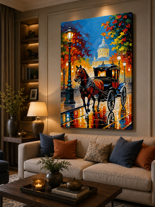 Tablou Canvas Premium – Trăsura Regală