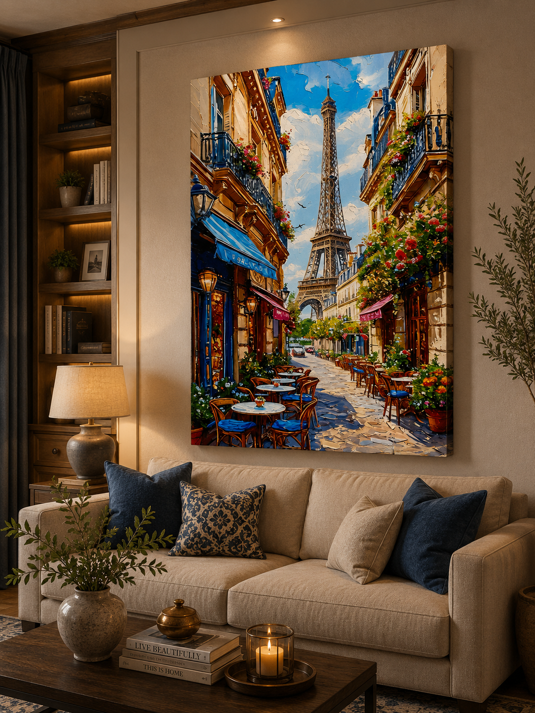 Tablou Modern – Stradă Romantică din Paris