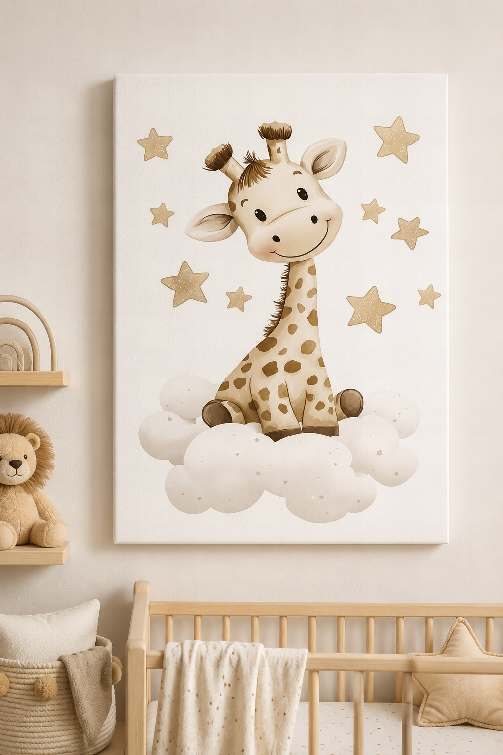 Tablou Canvas Mica Girafă