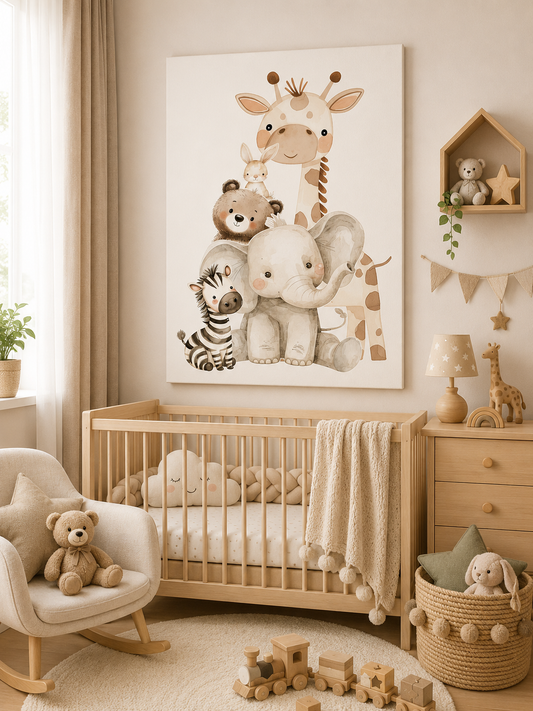 Tablou Canvas Prietenii Junglei