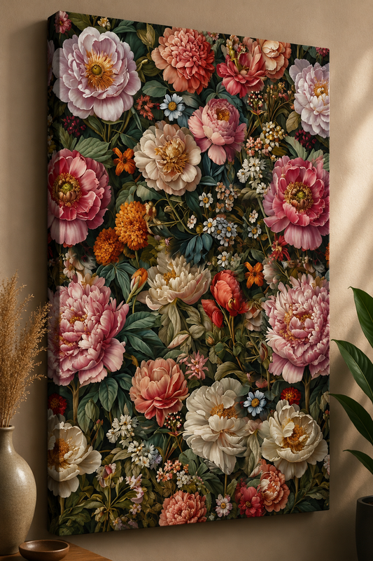 Tablou Canvas Grădina Bujorilor