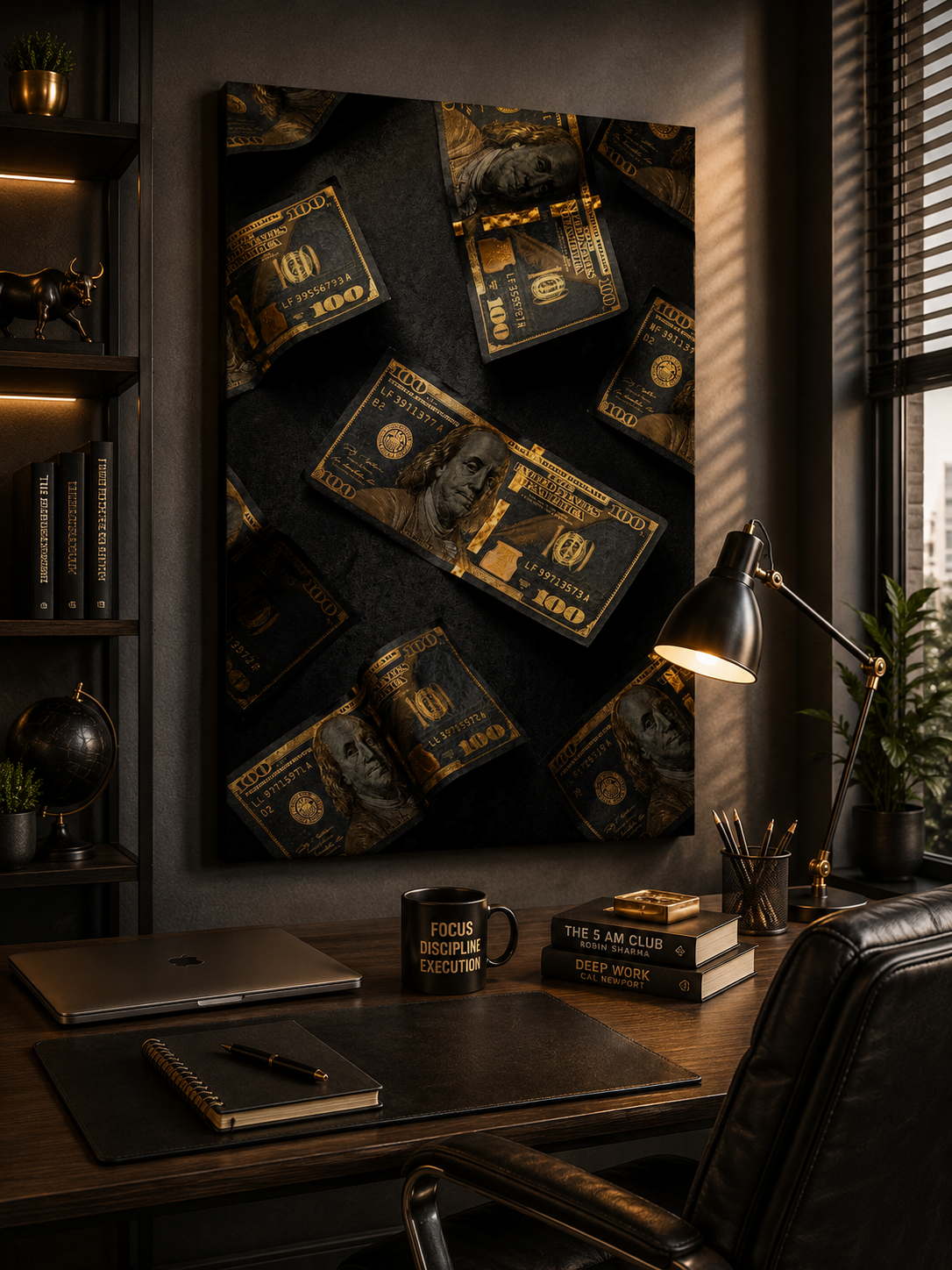 Tablou Canvas Luxury Money Gold